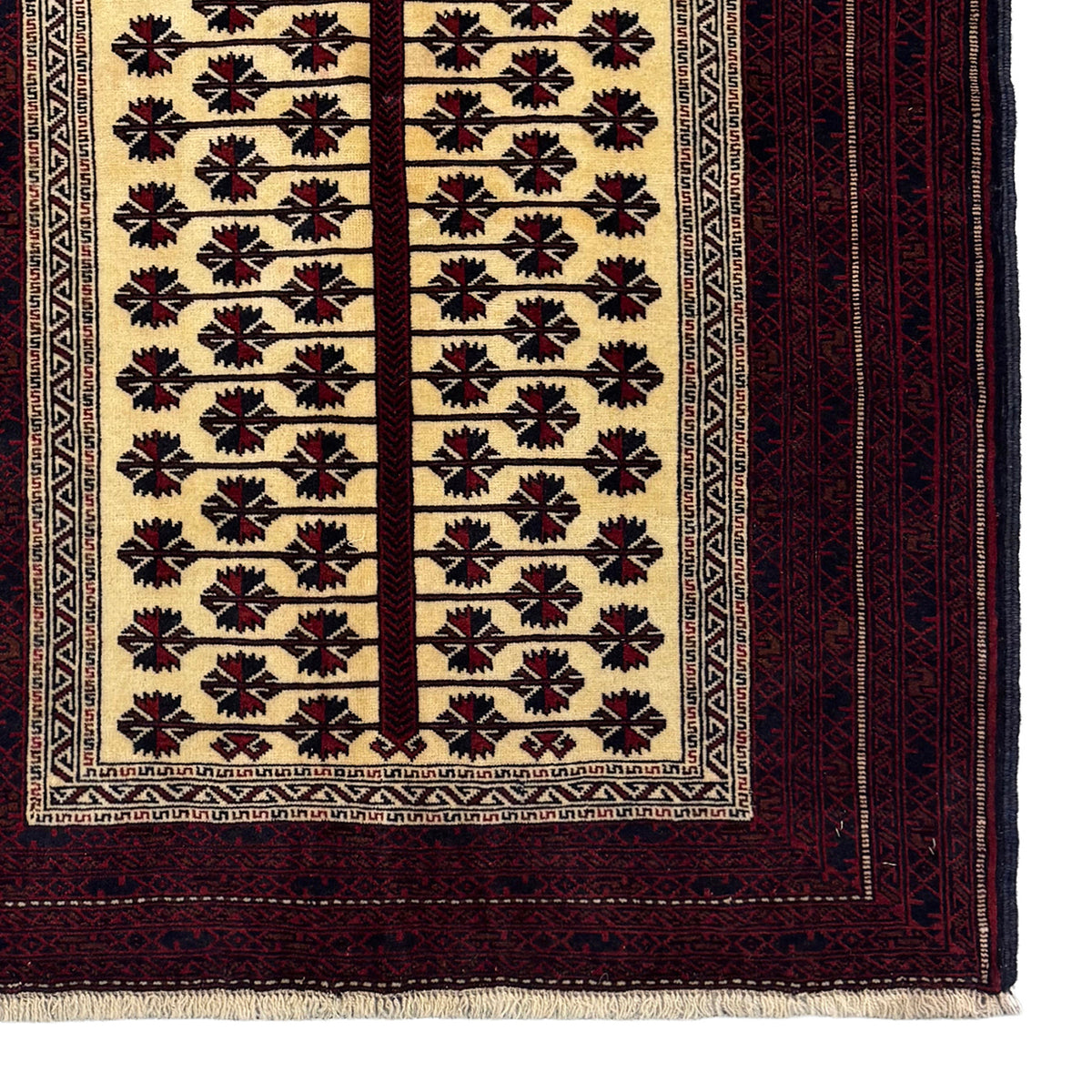 Fine Hand-knotted Baluchi Persian Rug 93cm x 140cm