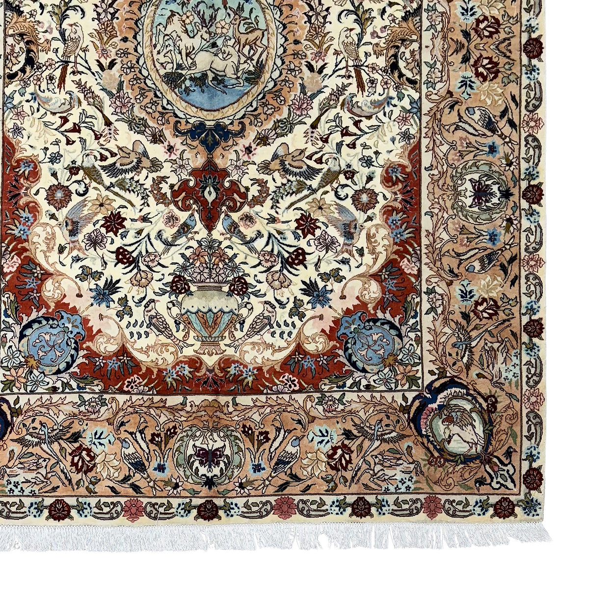 Fine Handmade Wool Persian Kashmar Rug 202cm x 292cm