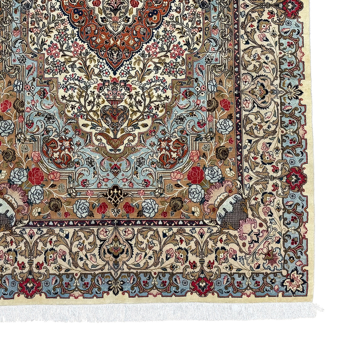 Fine Hand-knotted Persian Kashmar Rug 197cm x 295cm