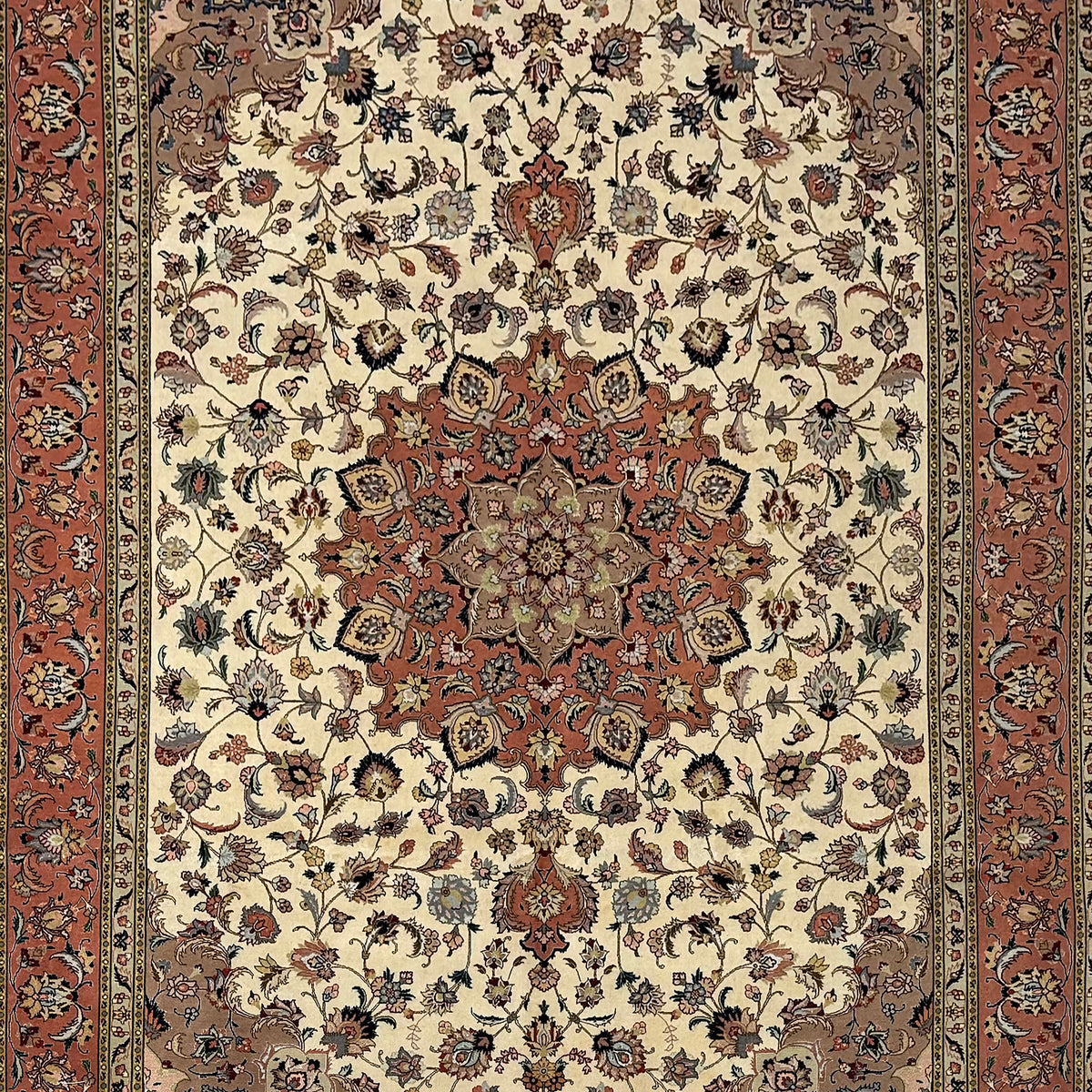 Fine Handmade Wool Tabriz 50 Raj Persian Rug 205cm x 303cm