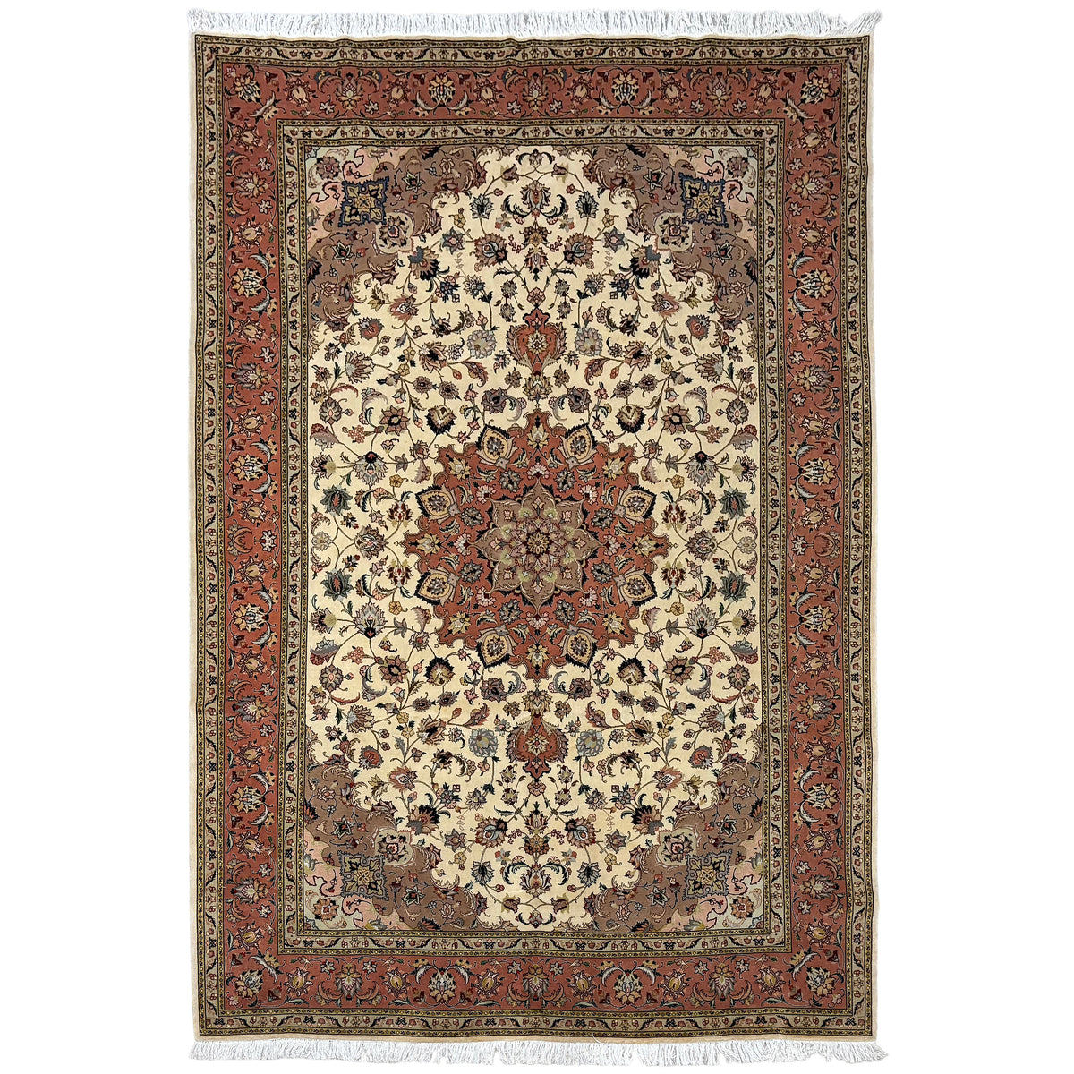 Fine Handmade Wool Tabriz 50 Raj Persian Rug 205cm x 303cm