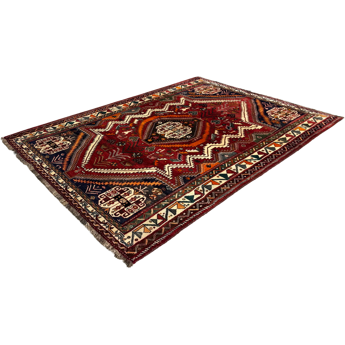 Fine Handmade Shiraz Persian Rug  165cm x 230cm