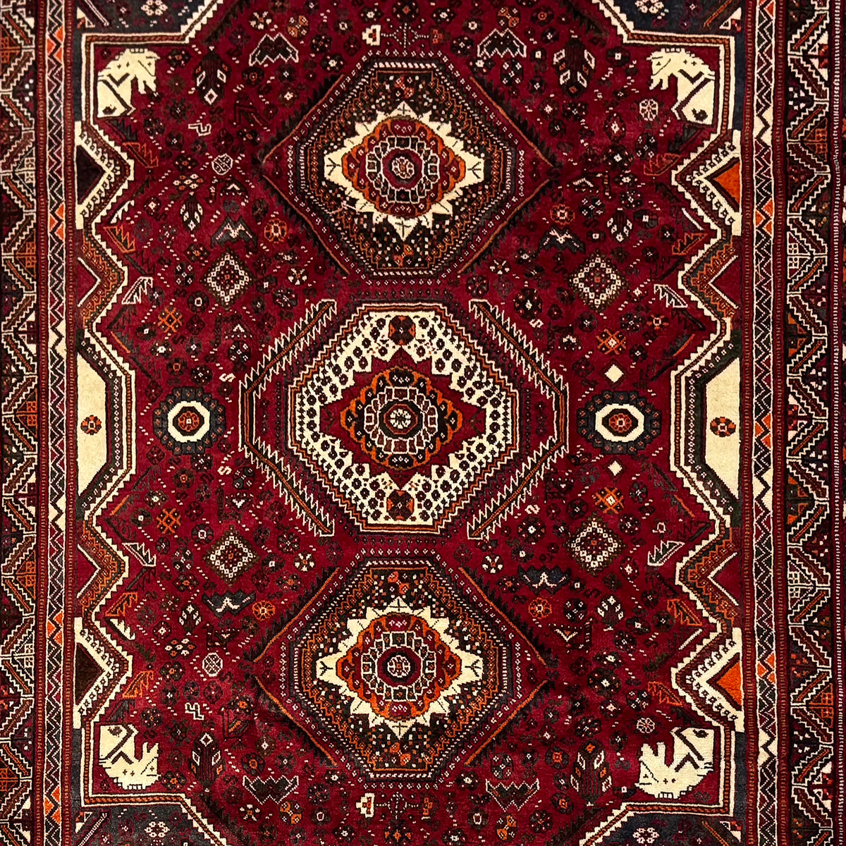 Fine Handmade Shiraz Persian Rug 169cm x 262cm
