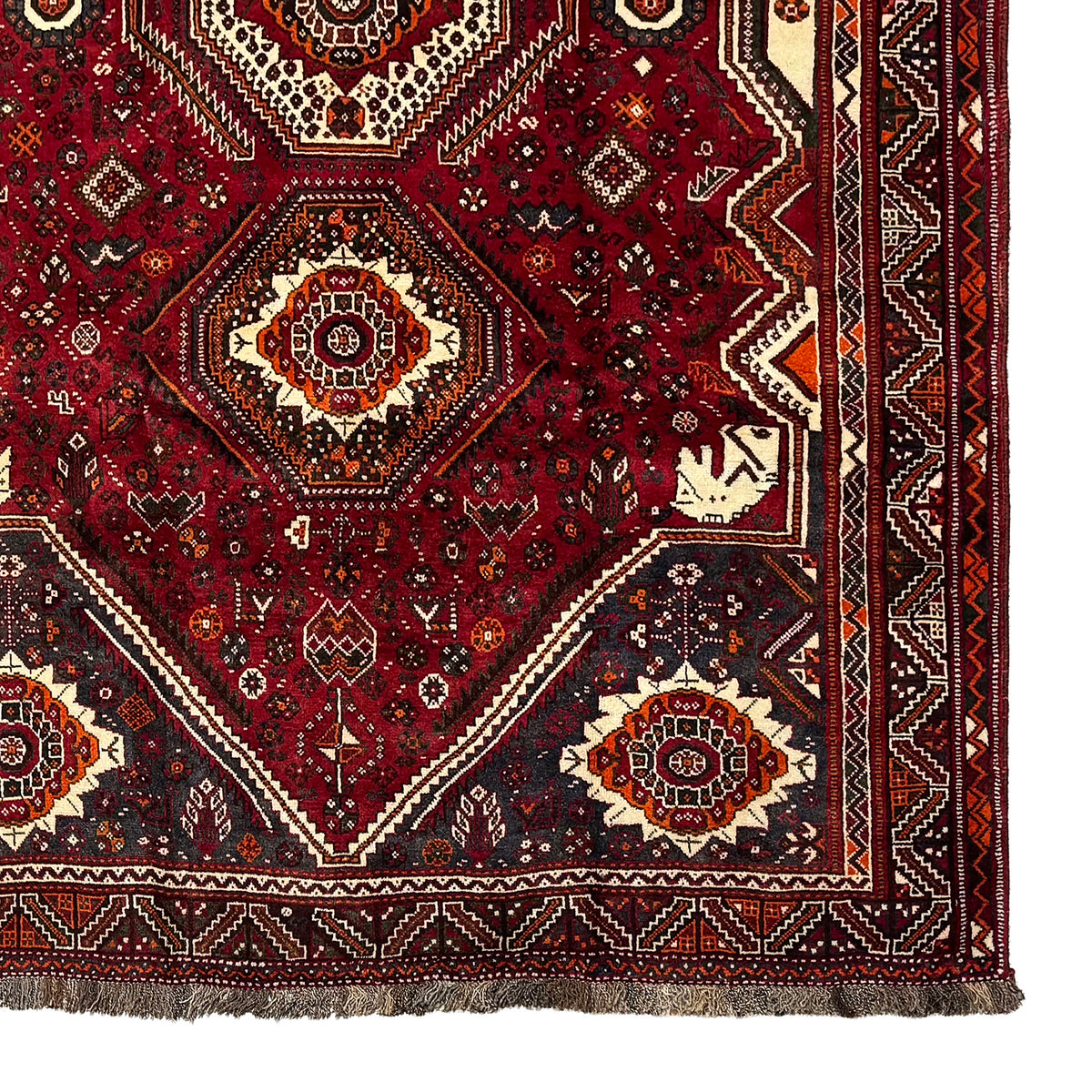 Fine Handmade Shiraz Persian Rug 169cm x 262cm