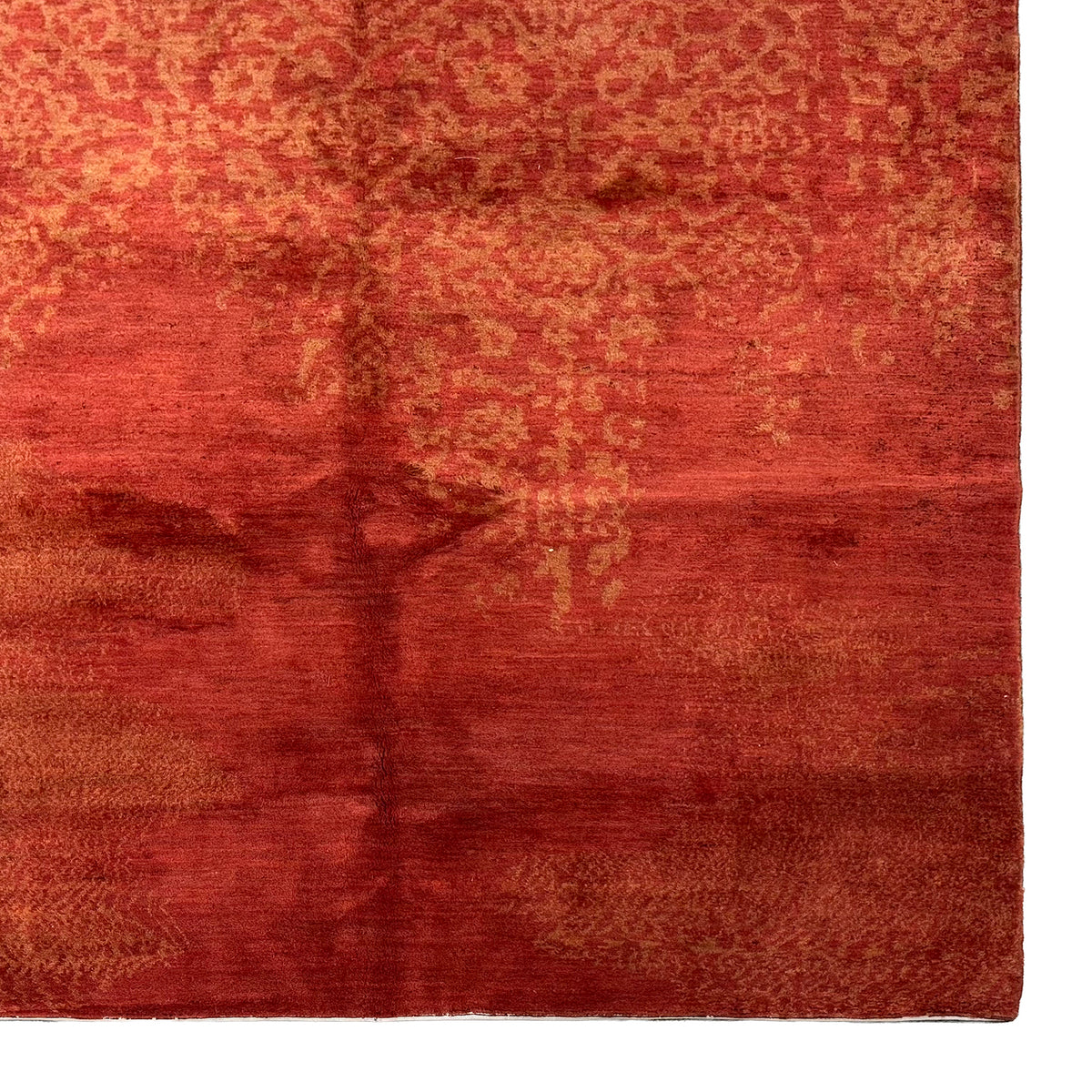 Fine Hand-knotted Wool Persian Gabbeh Rug  186cm x 213cm