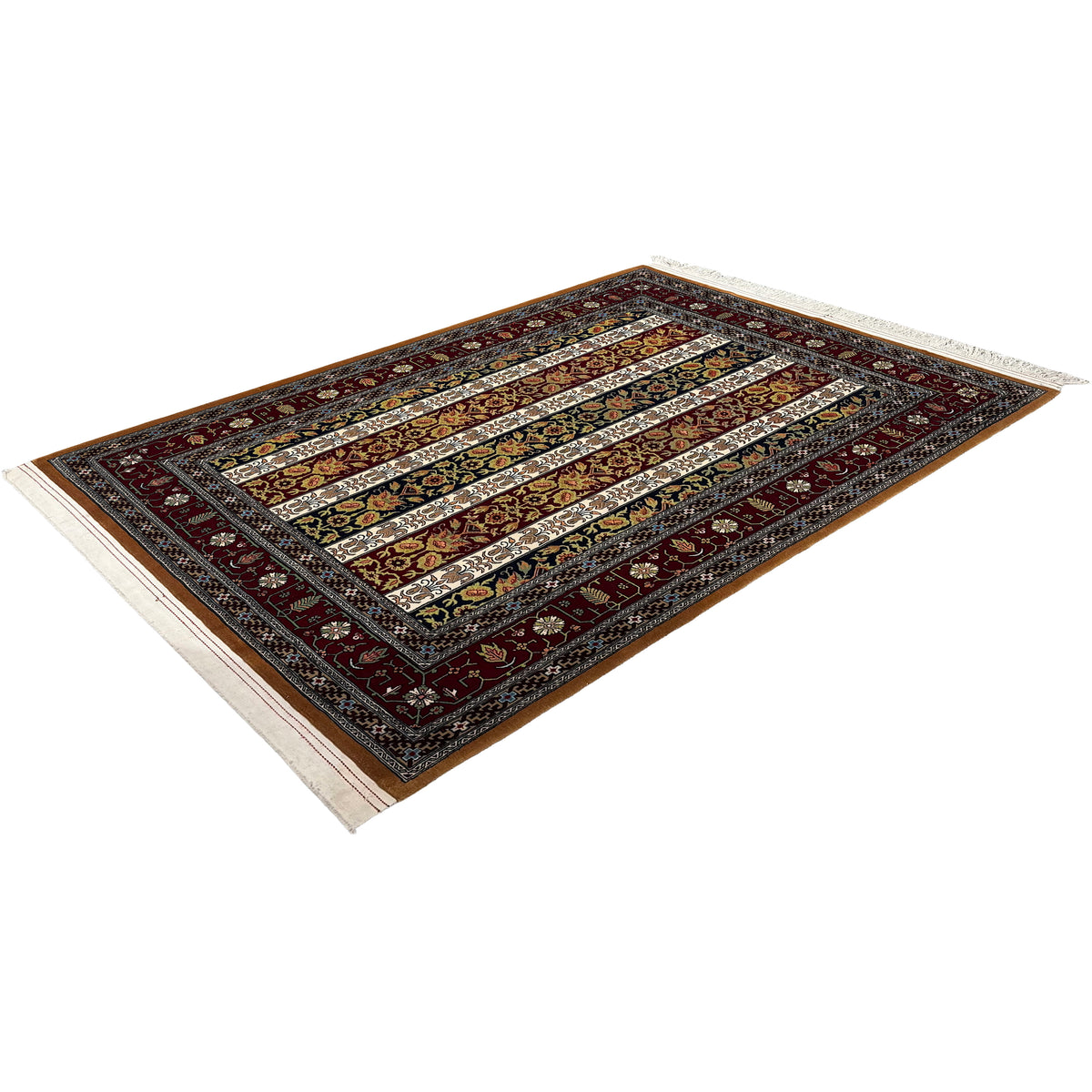 Fine Hand-knotted Ghom Persian Rug 140cm x 208cm