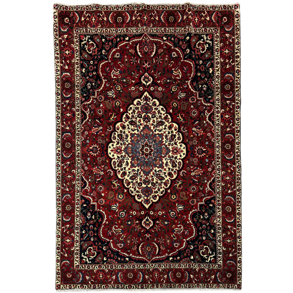 Fine Handmade Wool Bakhtiari Persian Rug  200cm x 308cm