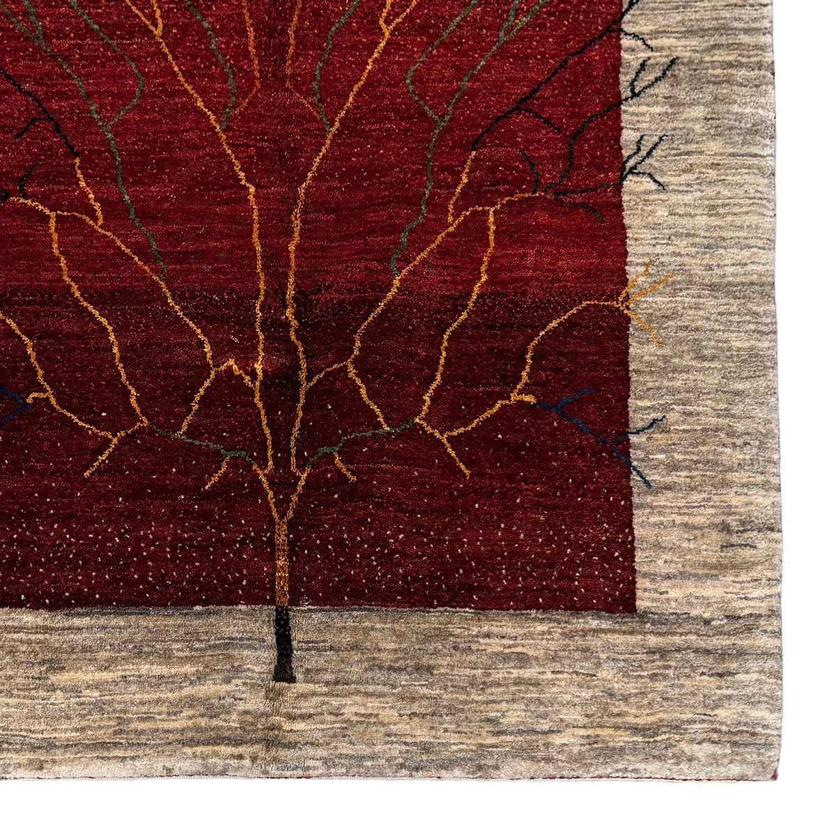 Fine Hand-knotted Wool Persian Gabbeh Small Rug 104cm x 150cm