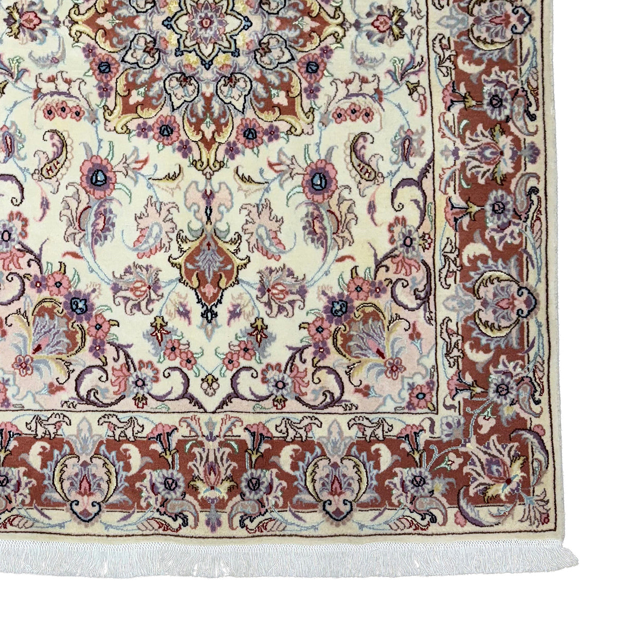 Fine Hand-knotted Wool Tabriz 50 Raj Persian Rug 128cm x 192cm