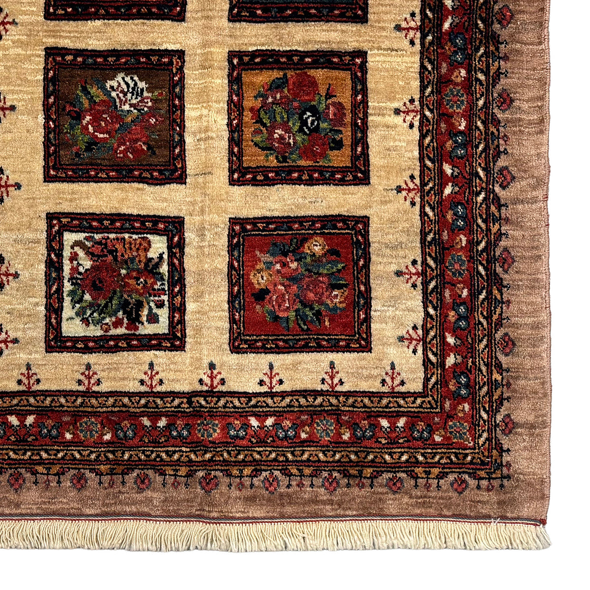 Fine Hand-knotted Wool Sirjan Persian Small Rug 85cm x 125cm