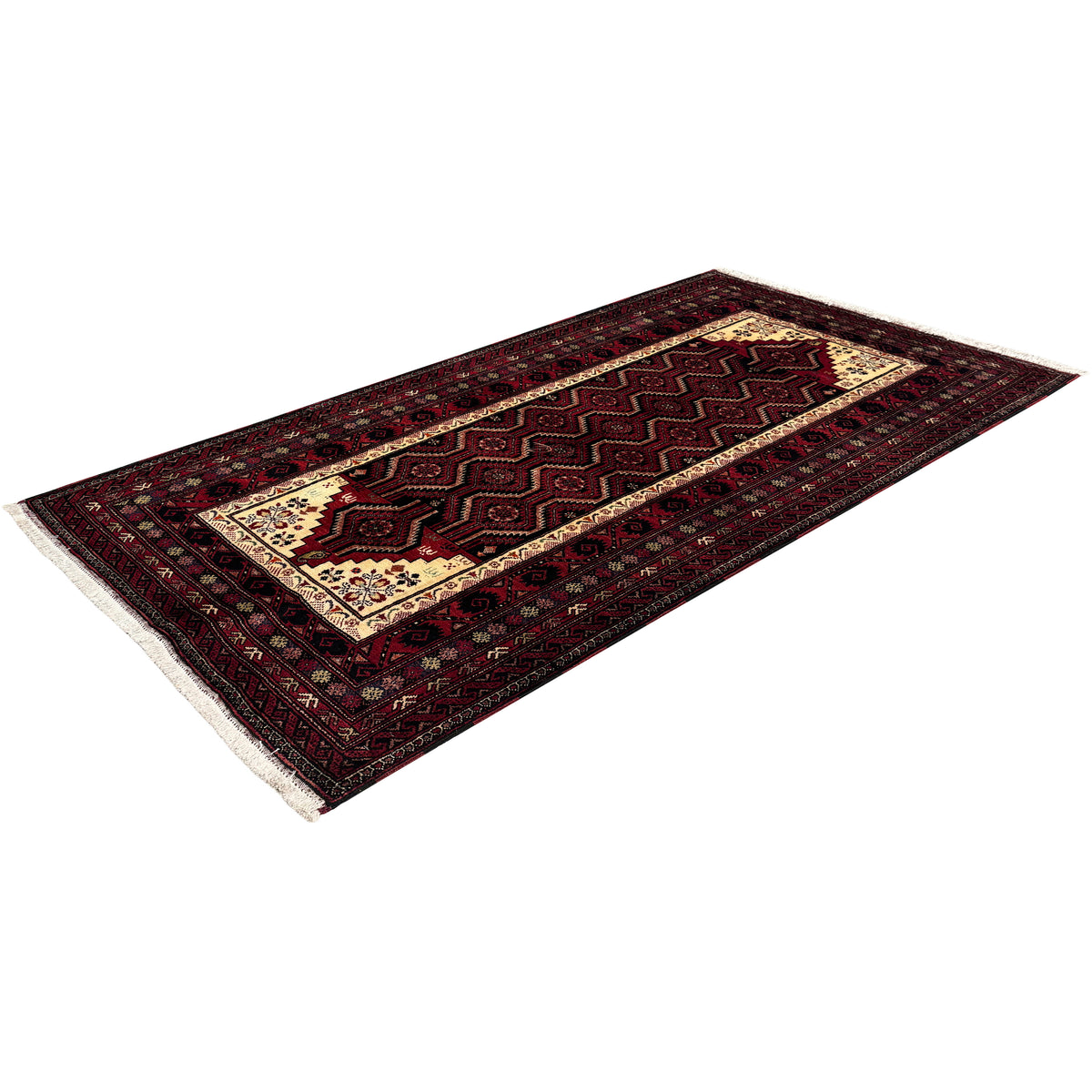 Fine Hand-knotted Baluchi Persian 100cm x 192cm