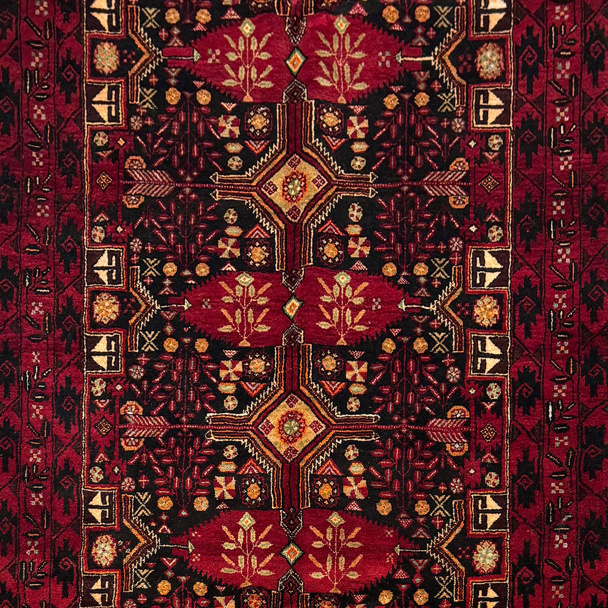 Fine Handmade Wool Baluchi Persian Rug 98cm x 170cm