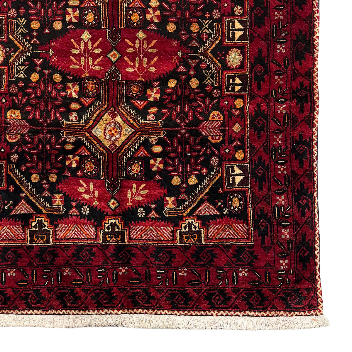 Fine Handmade Wool Baluchi Persian Rug 98cm x 170cm