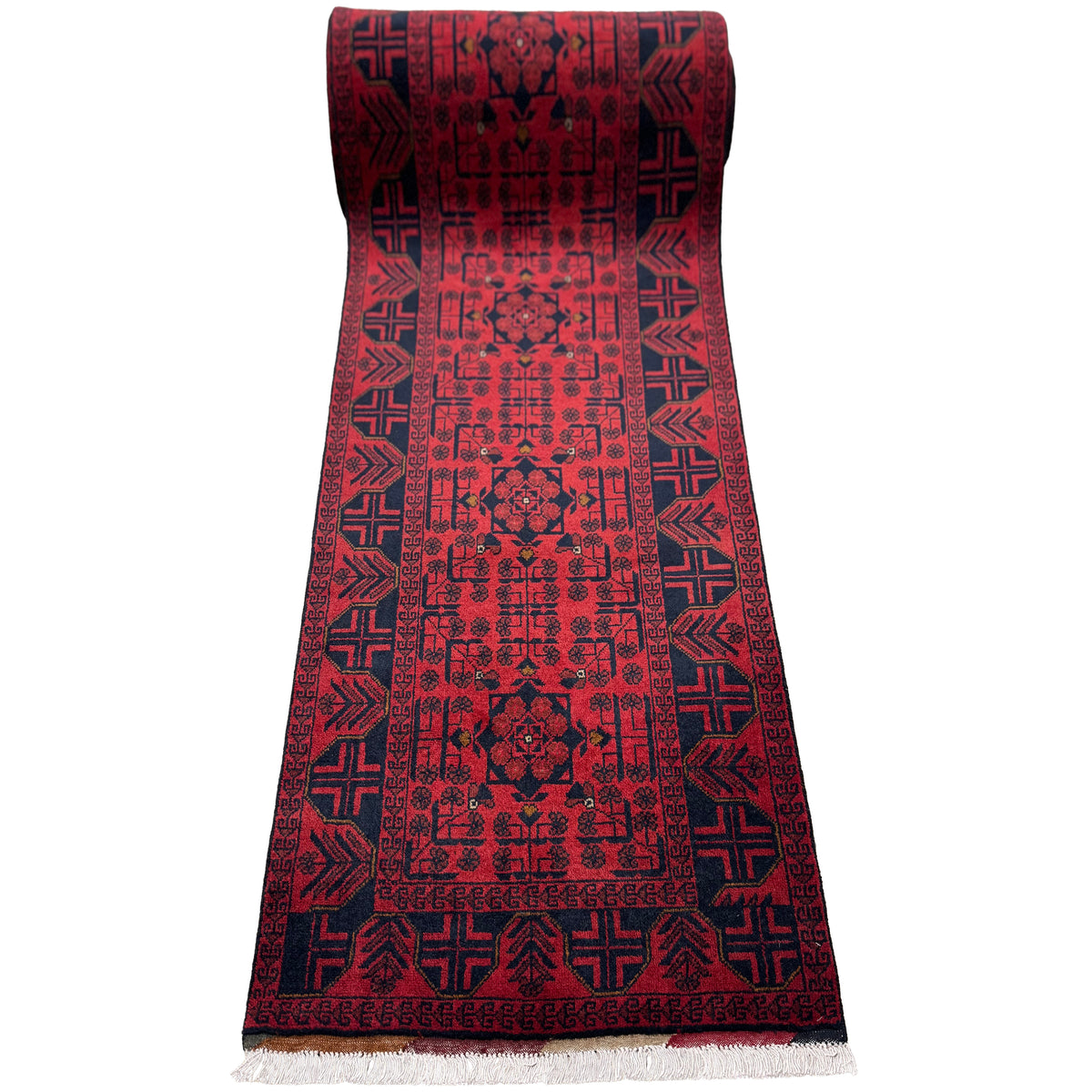 Fine Handmade Wool Tribal Runner 80cm x 680cm