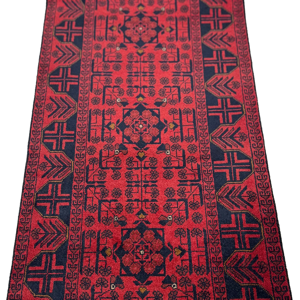 Fine Handmade Wool Tribal Runner 80cm x 680cm