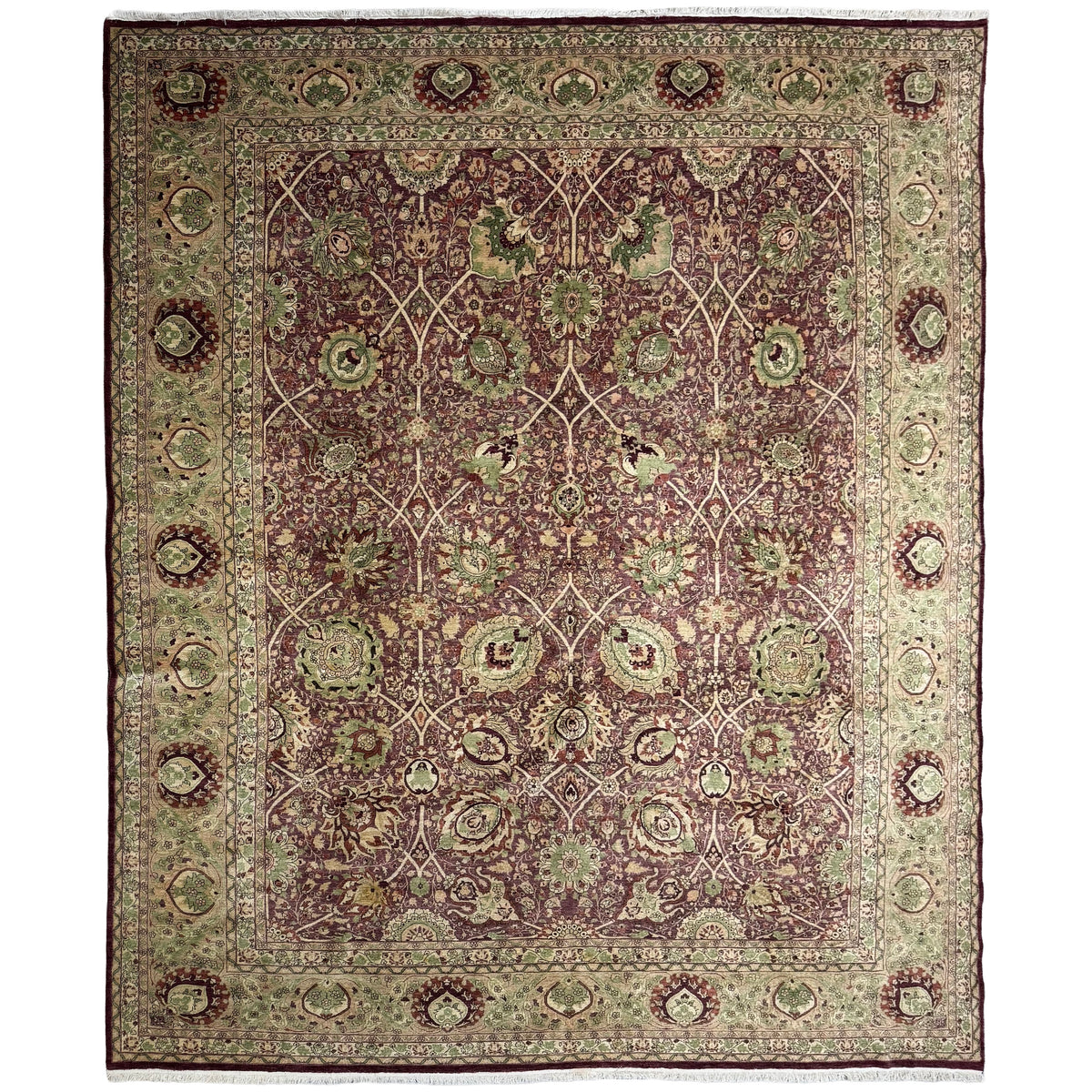 Exclusive Hand-knotted Wool Safavid Garden Rug  360cm x 430cm