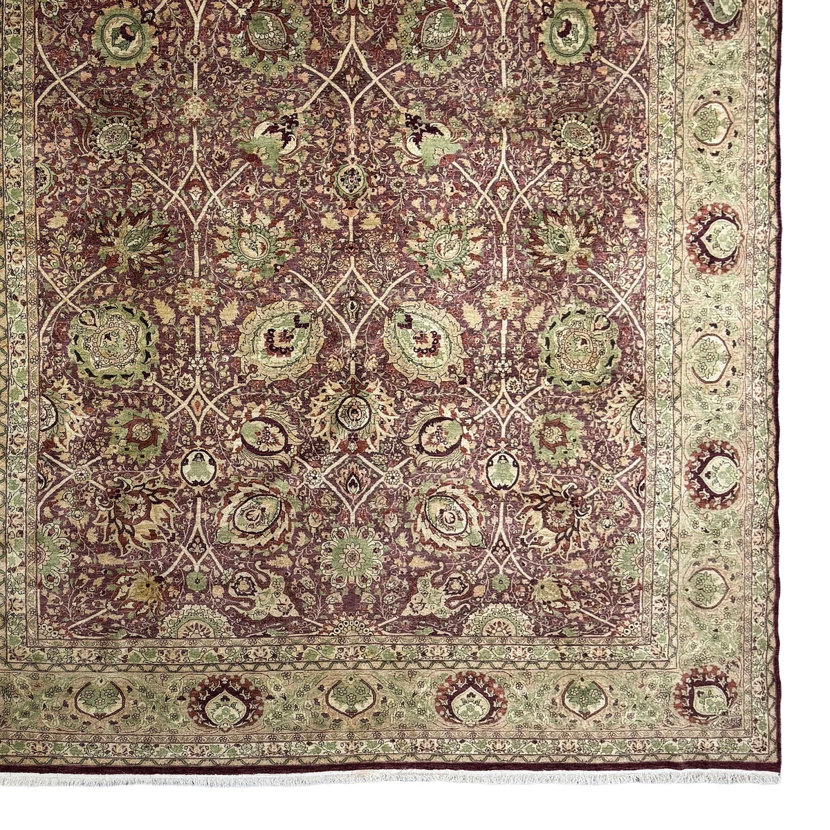 Exclusive Hand-knotted Wool Safavid Garden Rug  360cm x 430cm