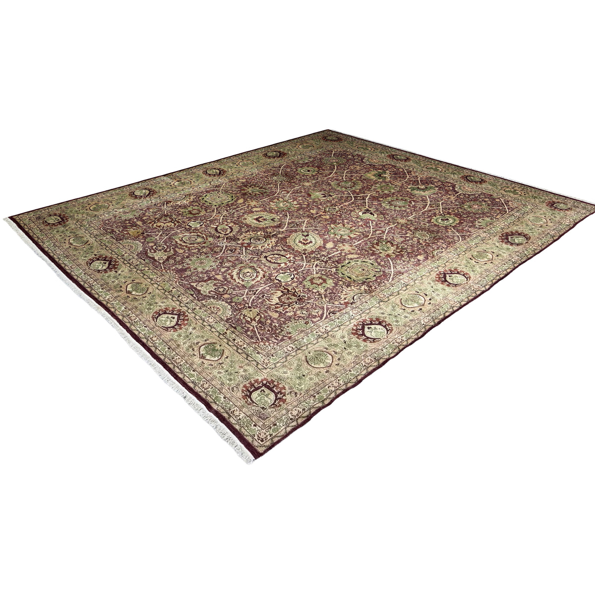 Exclusive Hand-knotted Wool Safavid Garden Rug  360cm x 430cm