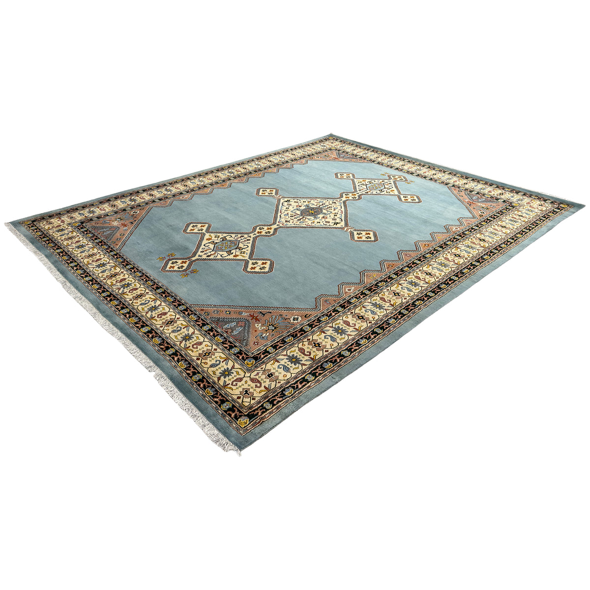 Fine Hand-knotted Kazakh Design Wool Rug  245cm x 310cm