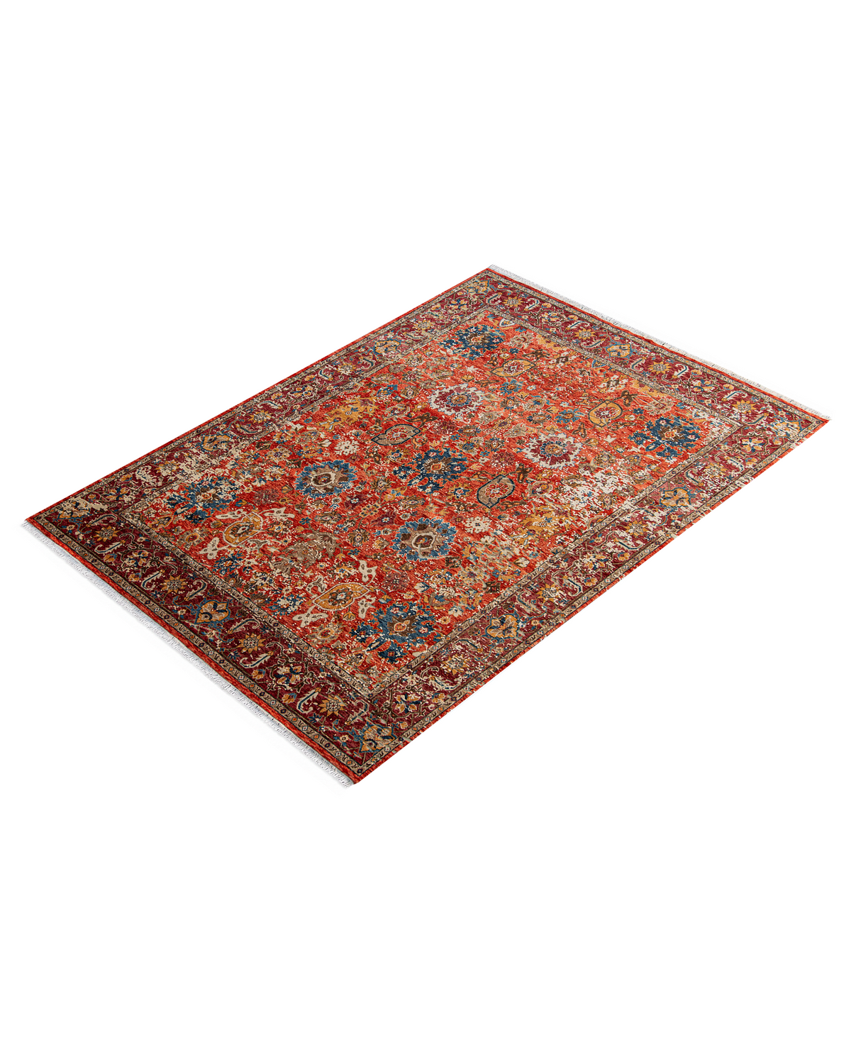 Fine Hand-knotted Wool Rug 239cm x 304cm