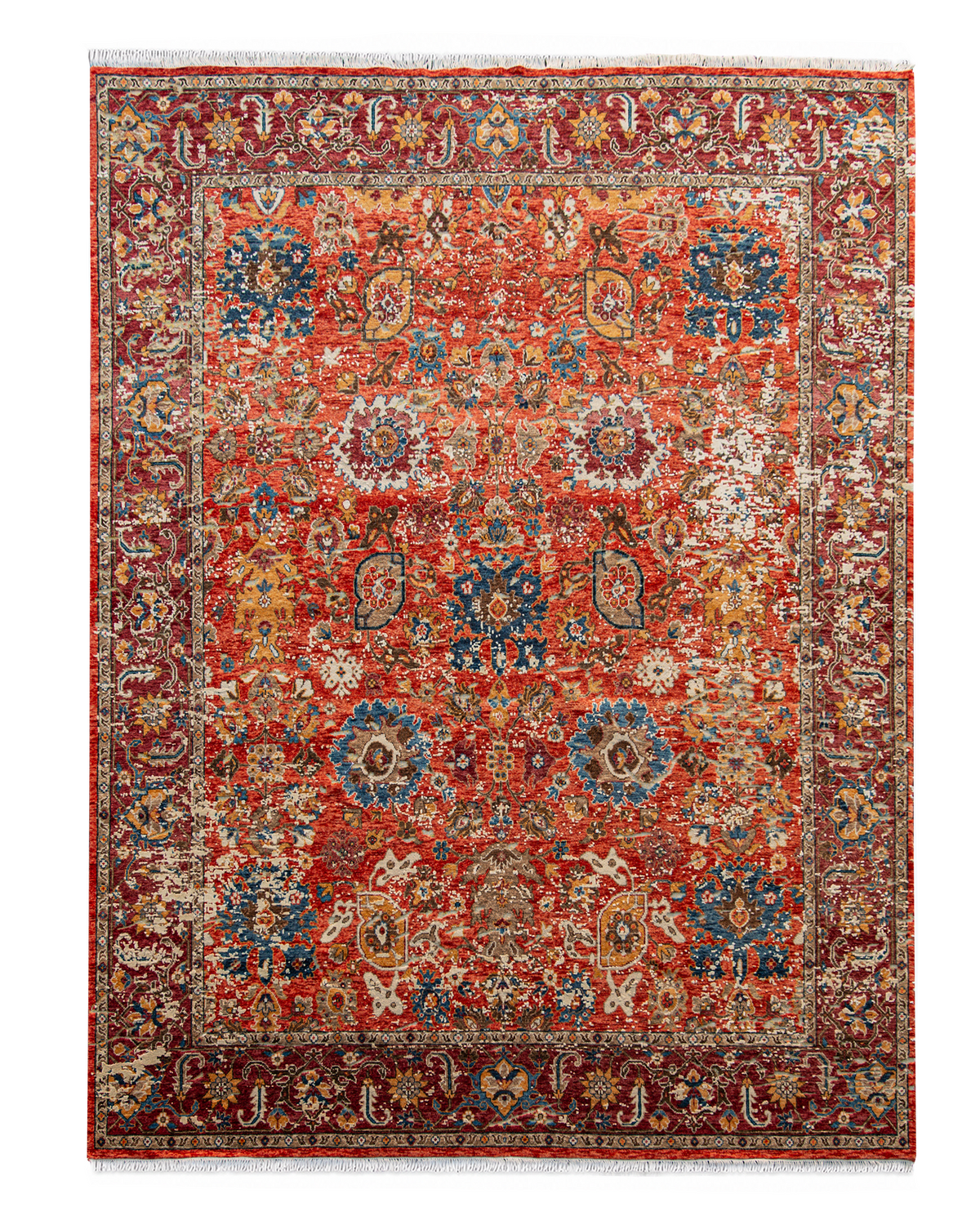 Fine Hand-knotted Wool Rug 239cm x 304cm