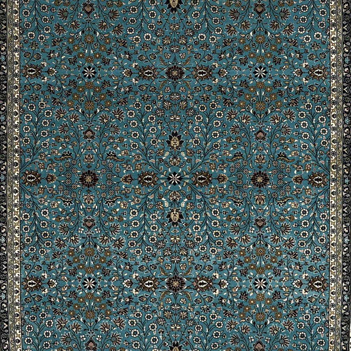Fine Handmade Wool Turquoise Rug 210cm x 300cm