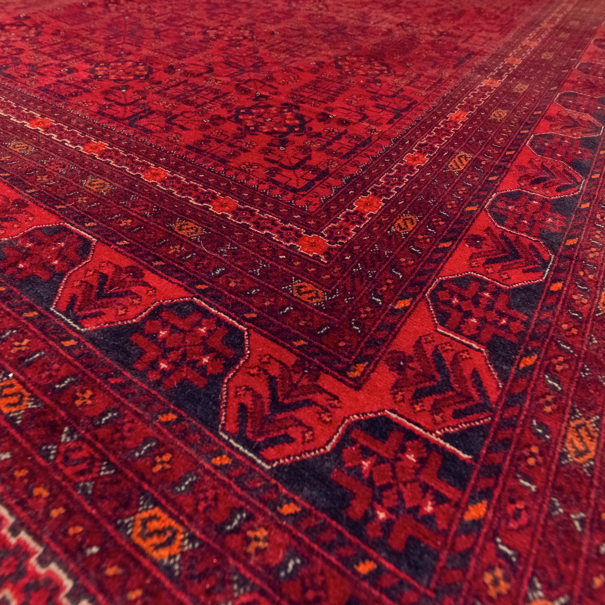 Oversized Handmade Afghan Tribal Wool Rug 407 cm x 576 cm