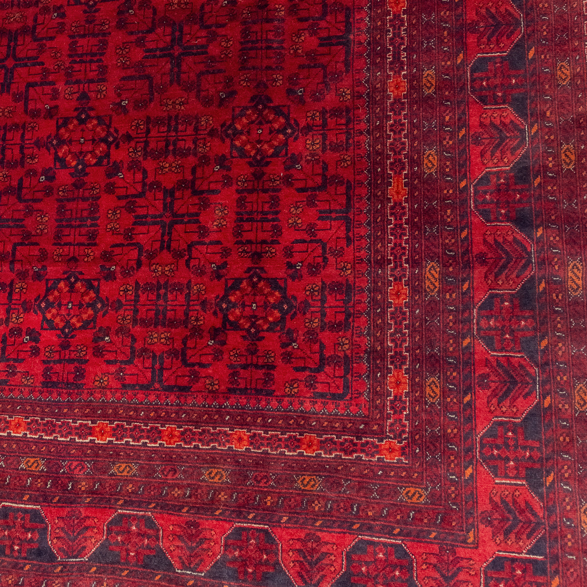 Oversized Handmade Afghan Tribal Wool Rug 407 cm x 576 cm