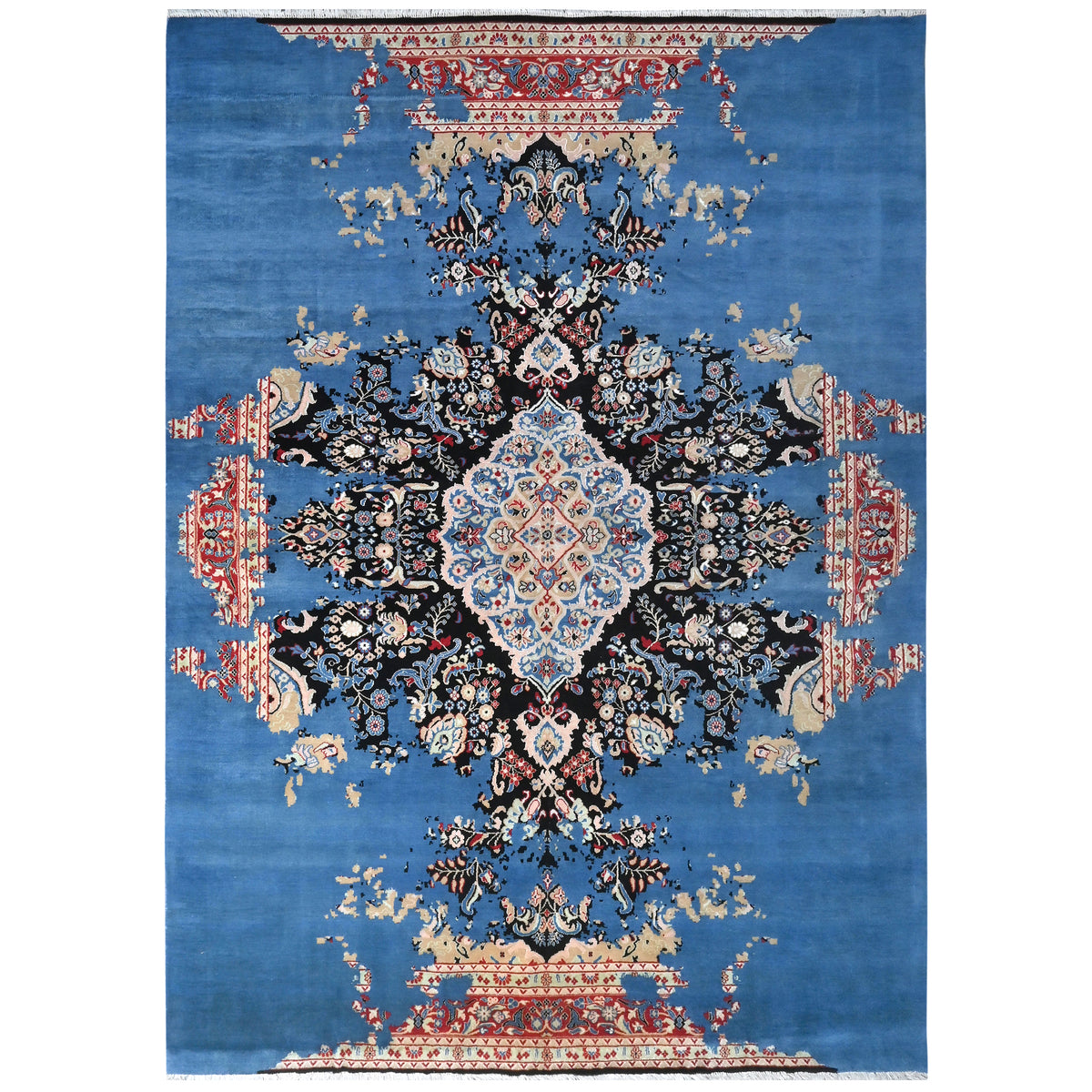 Fine Hand-knotted Wool Rug 204cm x 298cm