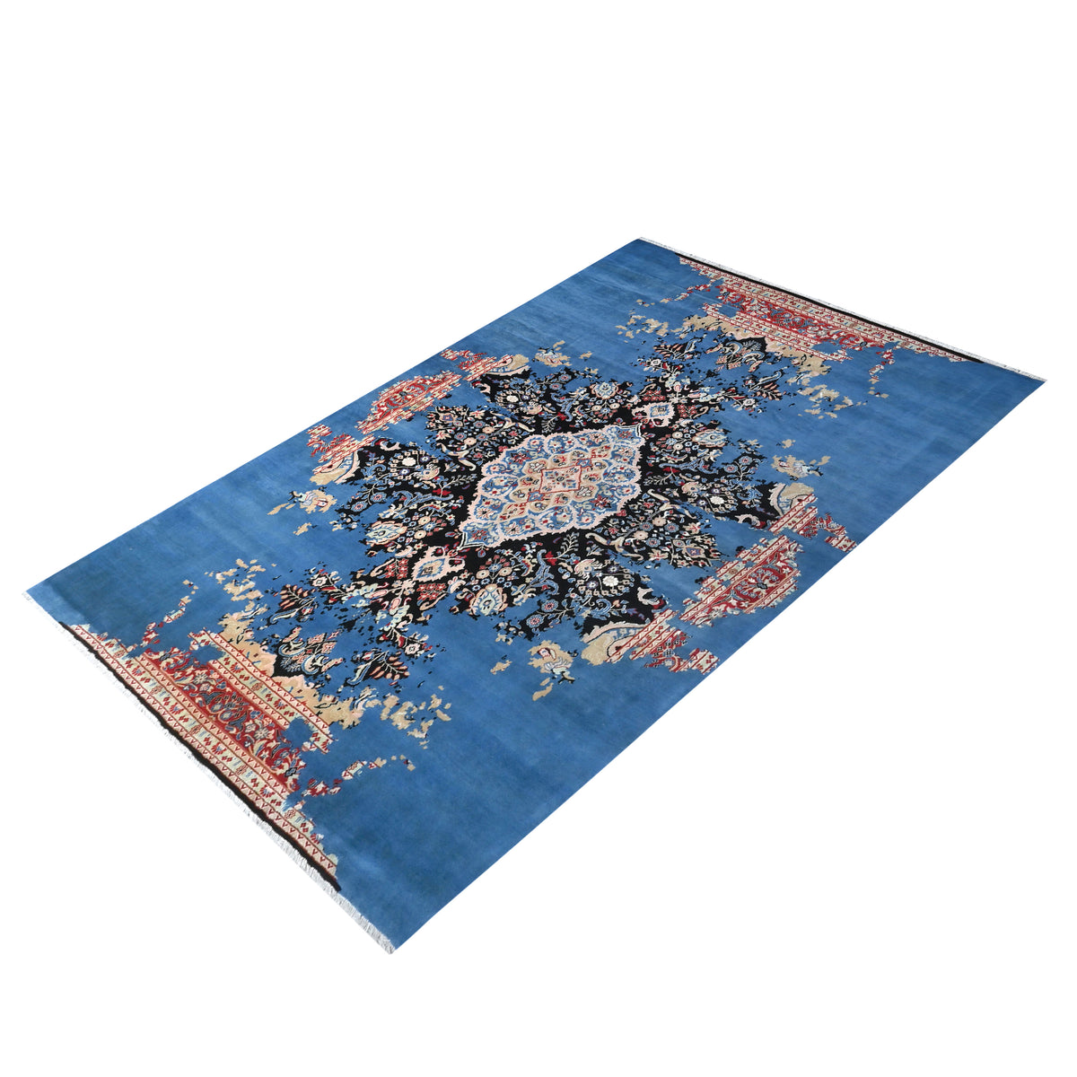 Fine Hand-knotted Wool Rug 204cm x 298cm