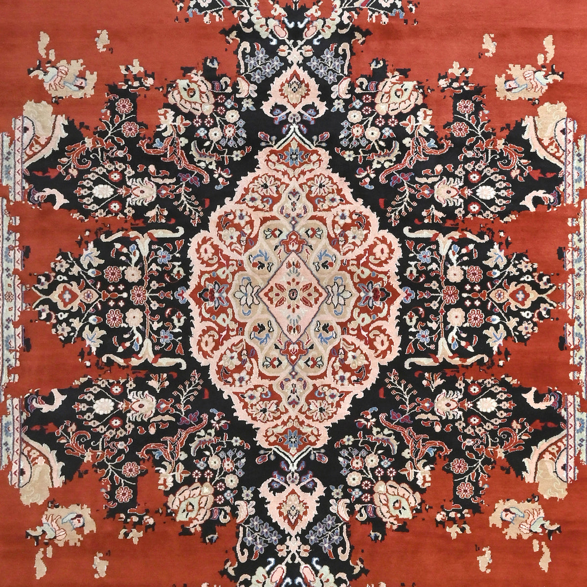 Fine Hand-knotted 100% Wool Large Rug  247cm x 354cm
