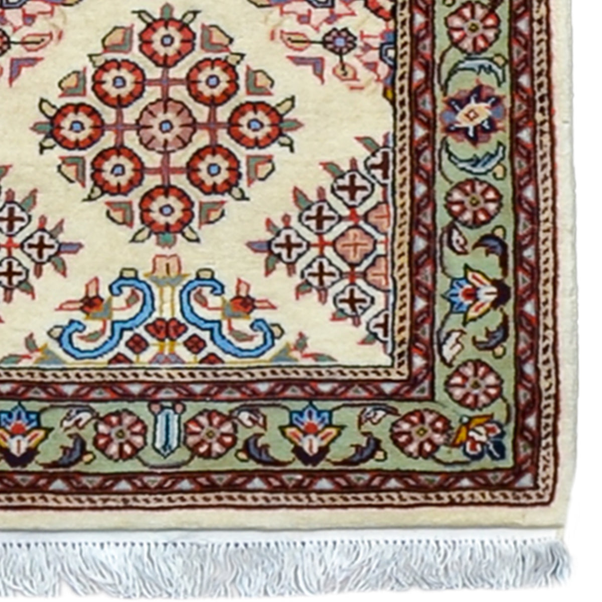Fine Hand-knotted Wool Saruk Persian Runner 57cm x 516cm