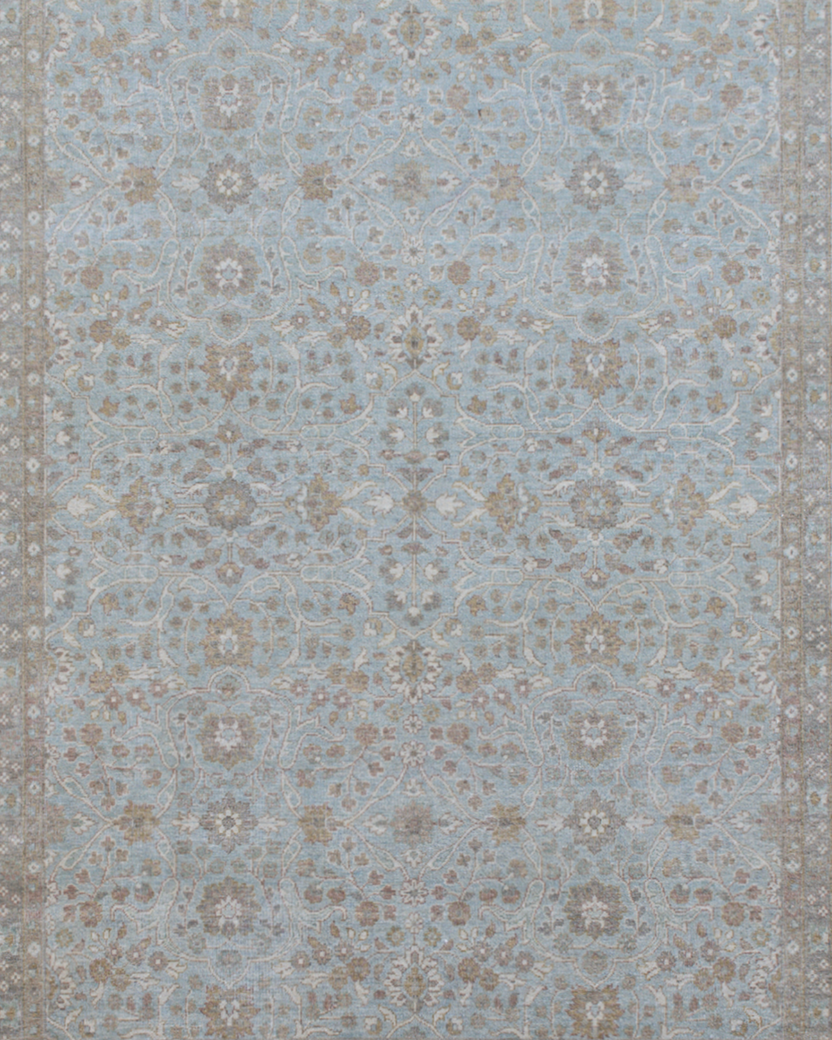 Fine Hand-knotted Wool Bahaar Design Rug 238cm x 296cm
