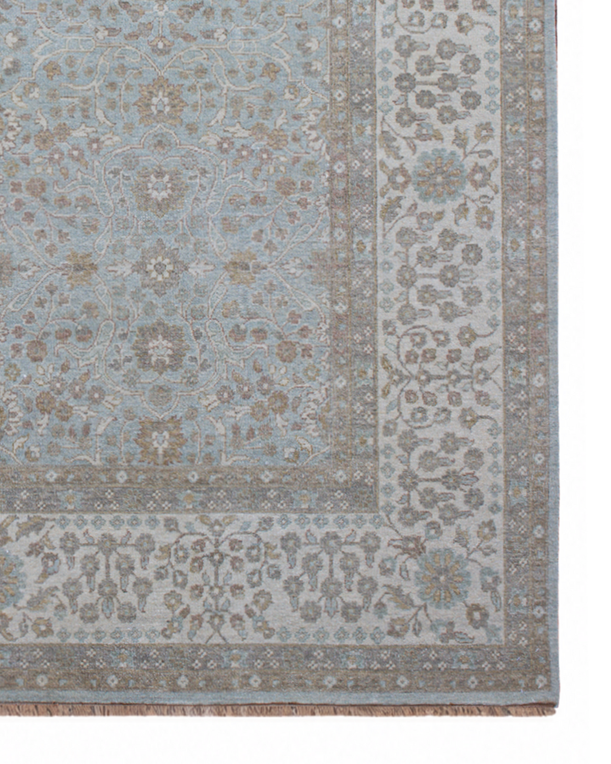 Fine Hand-knotted Wool Bahaar Design Rug 238cm x 296cm
