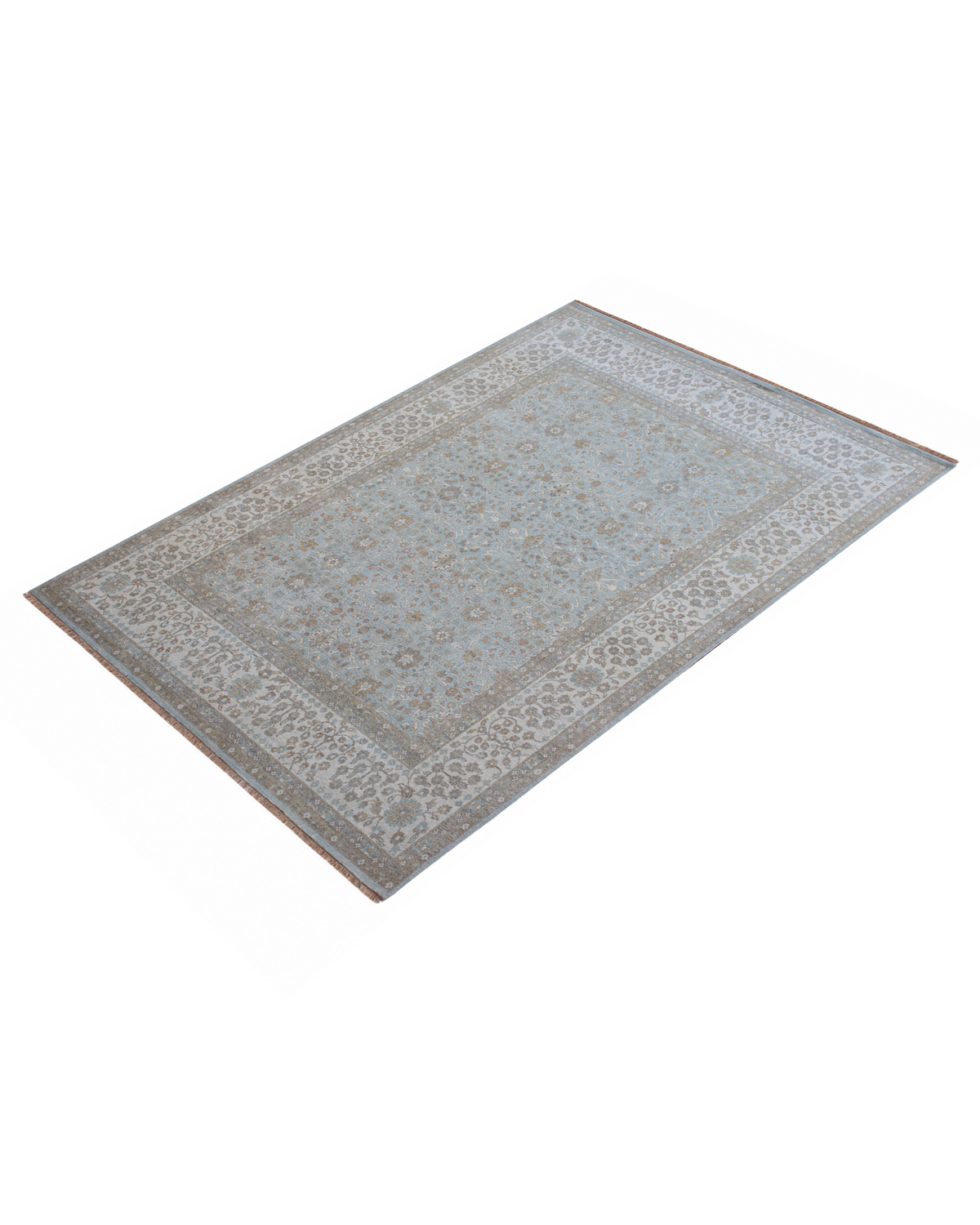 Fine Hand-knotted Wool Bahaar Design Rug 238cm x 296cm