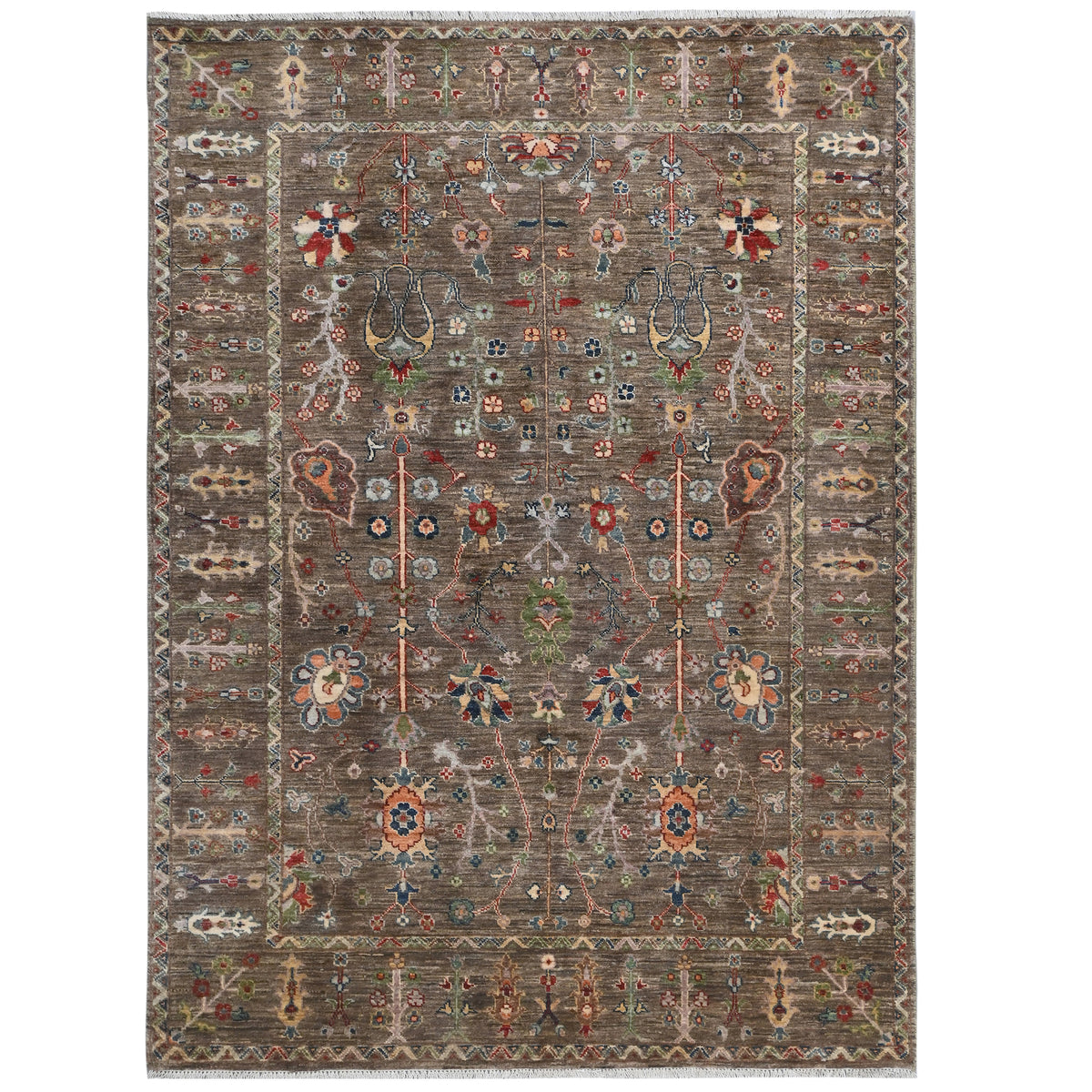 Fine Hand-knotted Wool Rug 147cm x 198cm