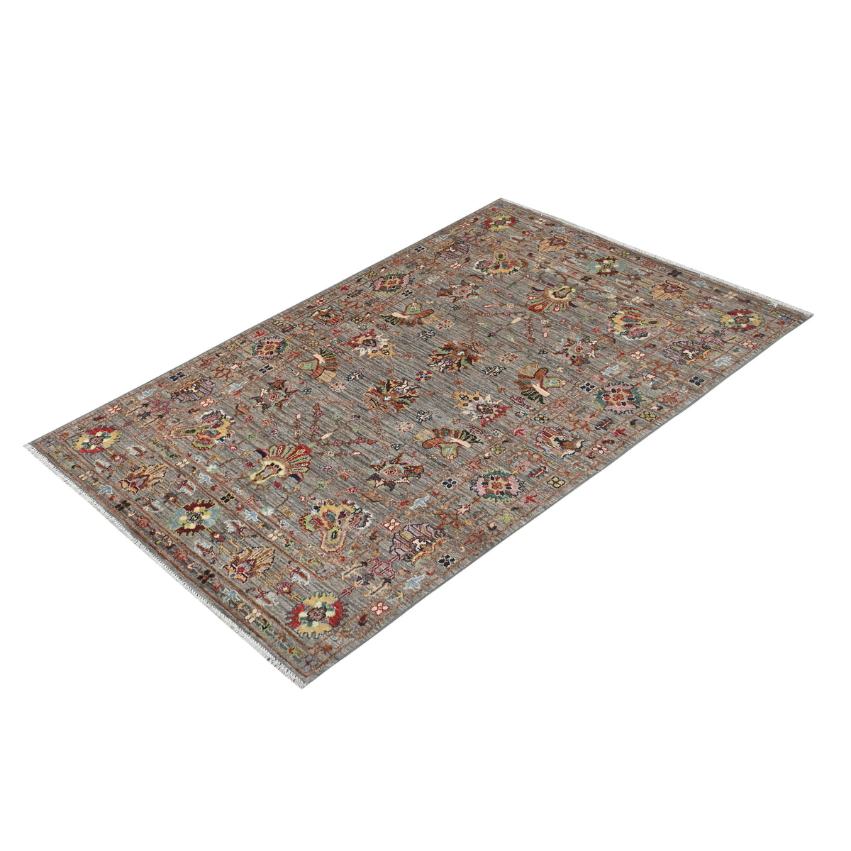 Fine Hand-knotted Wool Modern Rug 120cm x 180cm