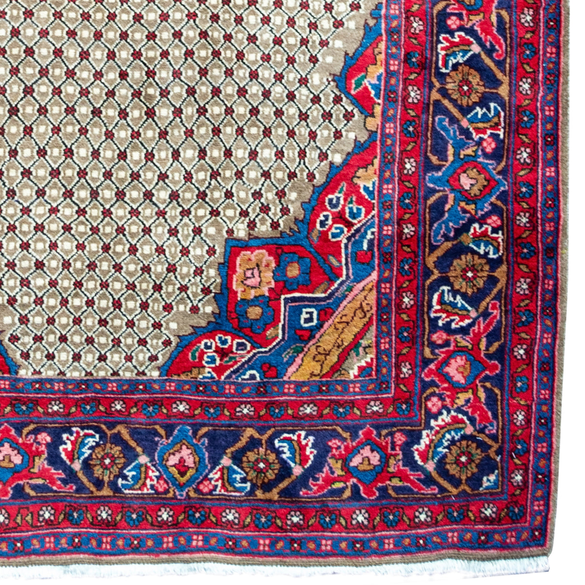 Fine Hand-knotted Wool Bijar Persian Runner 150cm x 330cm
