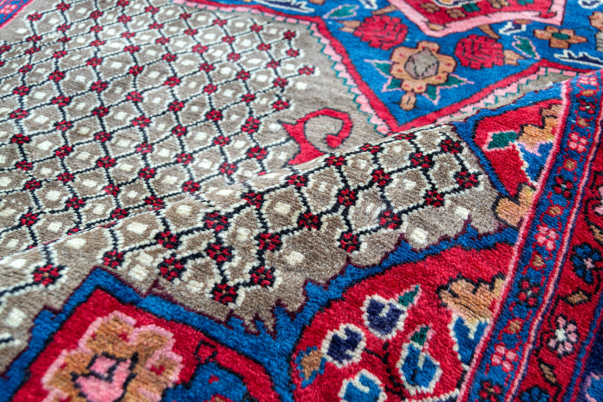 Fine Hand-knotted Wool Bijar Persian Runner 150cm x 330cm