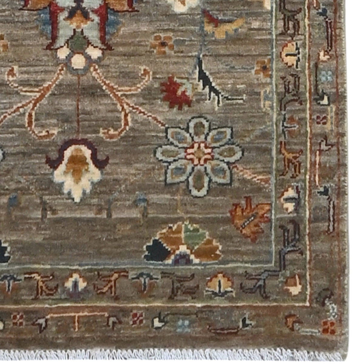 Fine Hand-knotted Wool Tribal Hallway Runner  80cm x 674cm
