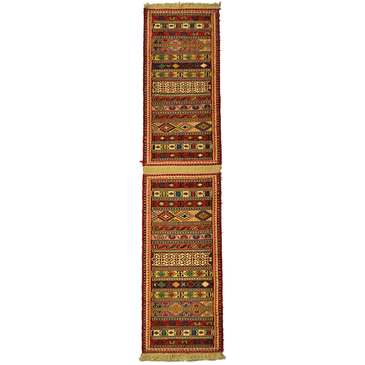 100% Wool Small Runner 33cm x 203cm