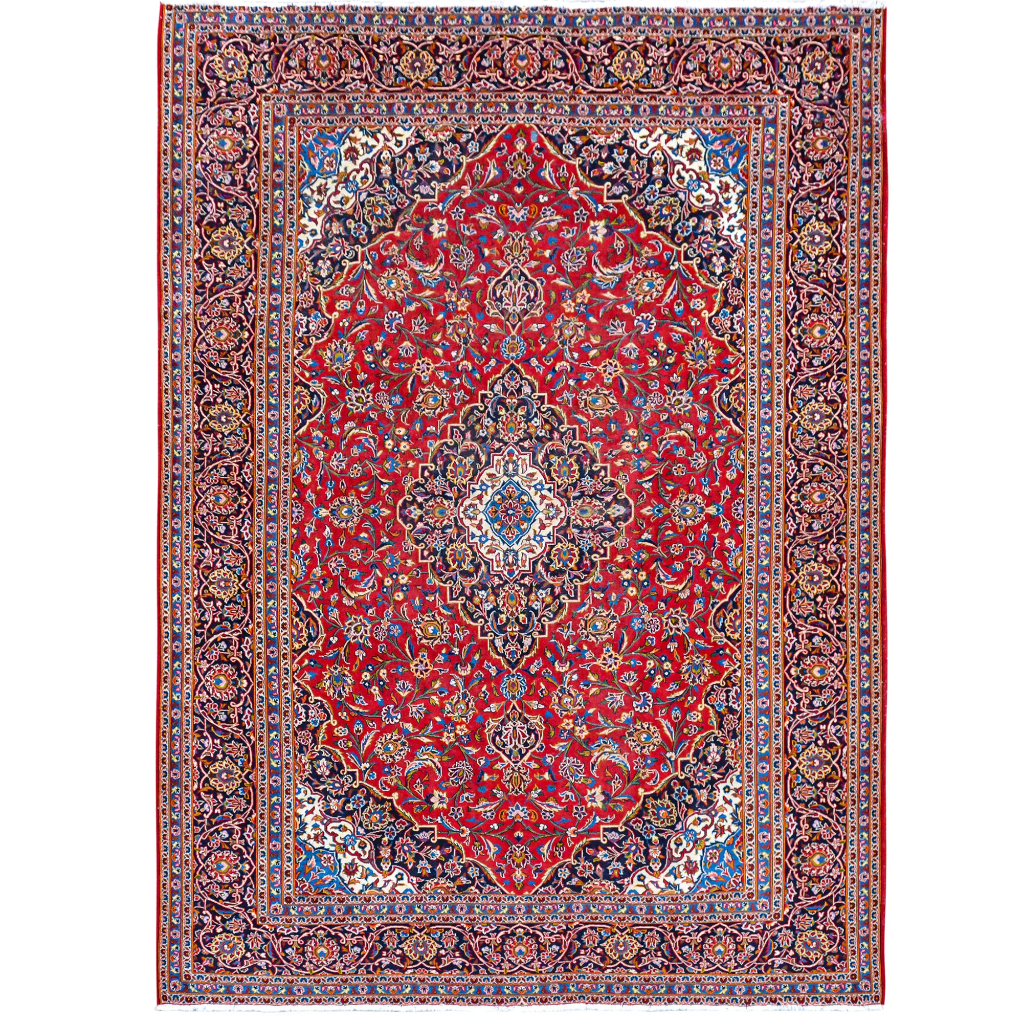 Fine Hand-knotted Kashan Persian Rug 300cm x 390cm