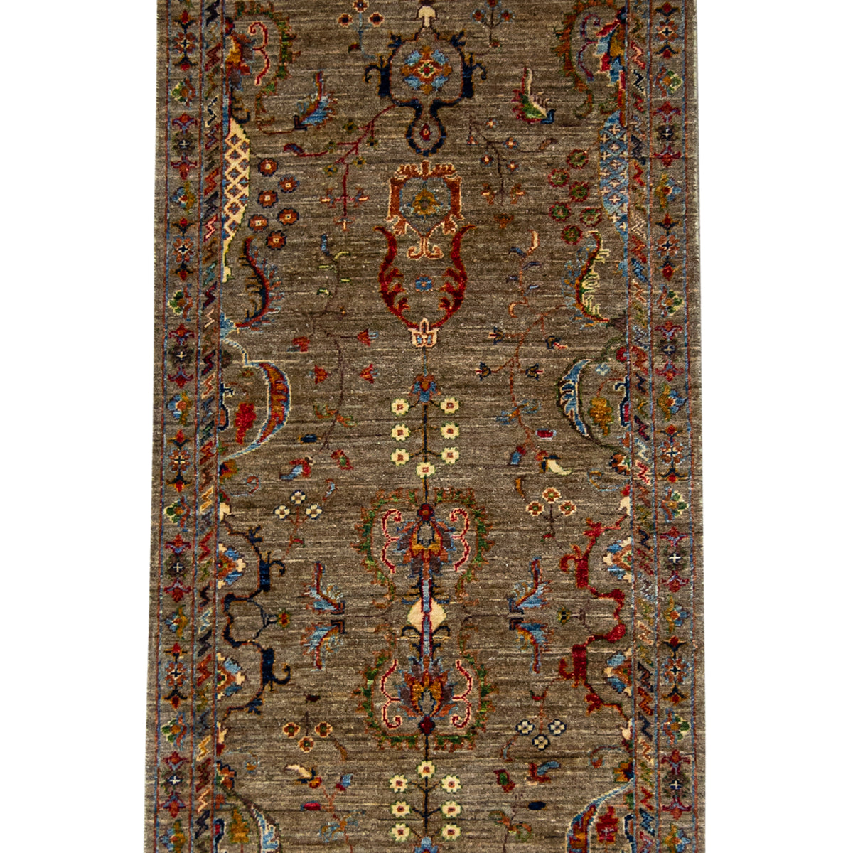 Fine Hand-knotted Nomad Heritage Wool Runner 86cm x 954cm