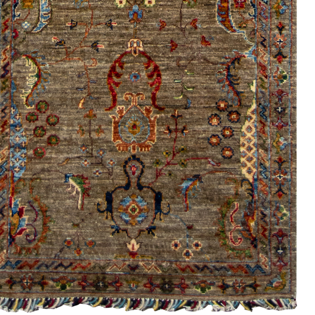Fine Hand-knotted Nomad Heritage Wool Runner 86cm x 954cm