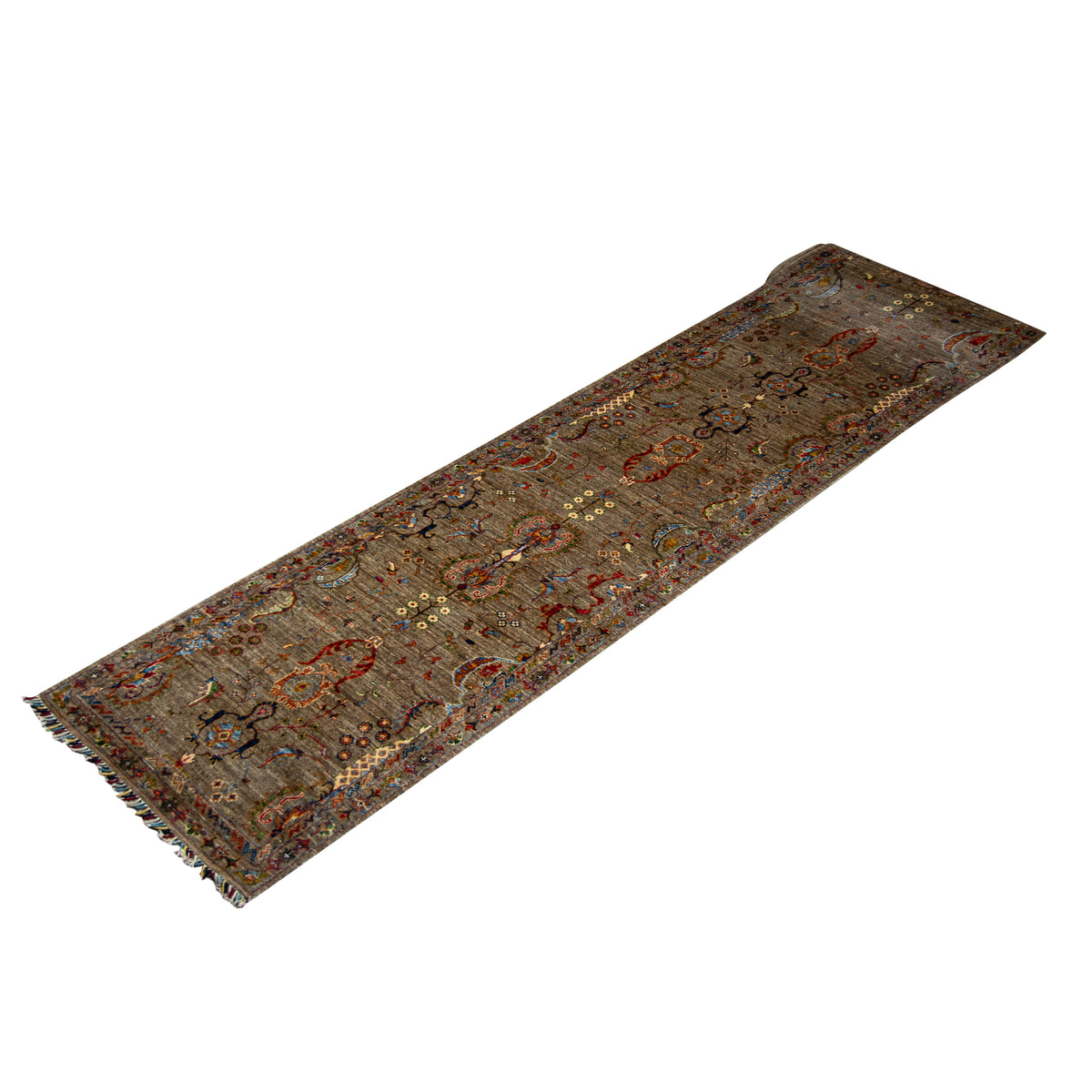 Fine Hand-knotted Nomad Heritage Wool Runner 86cm x 954cm