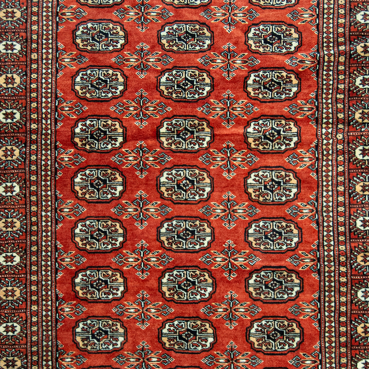 Fine Hand-knotted Wool Bokhara Rug 127cm x 185cm