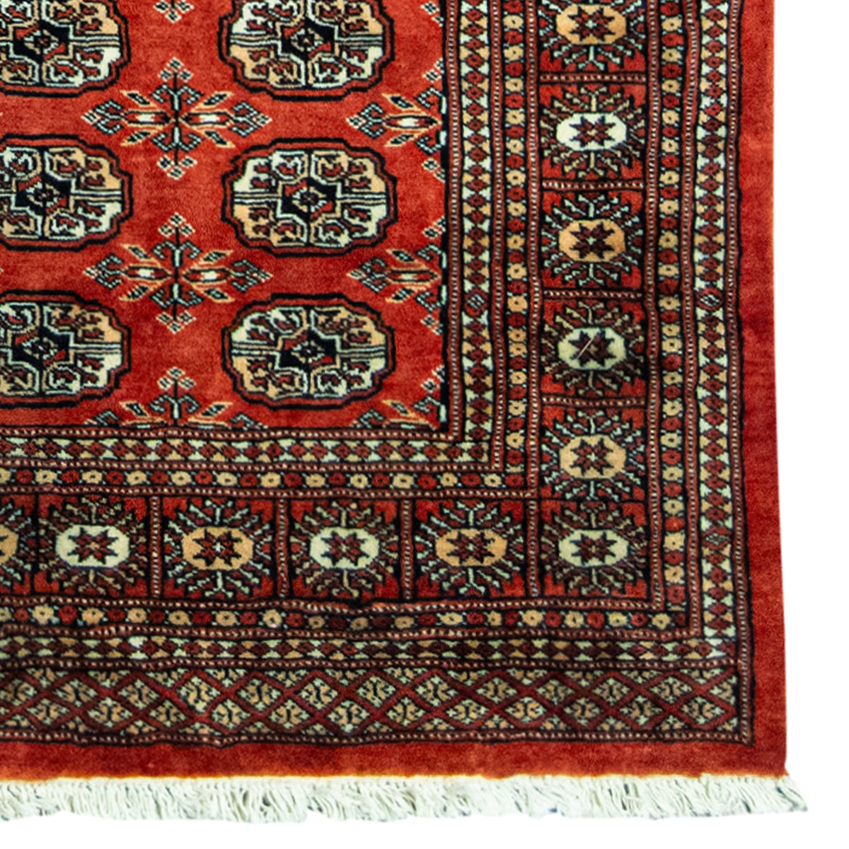 Fine Hand-knotted Wool Bokhara Rug 127cm x 185cm