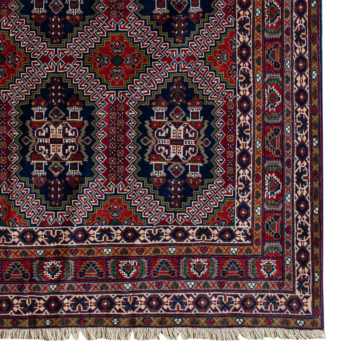 Fine Hand-knotted Tribal Wool Rug  149cm x 195cm