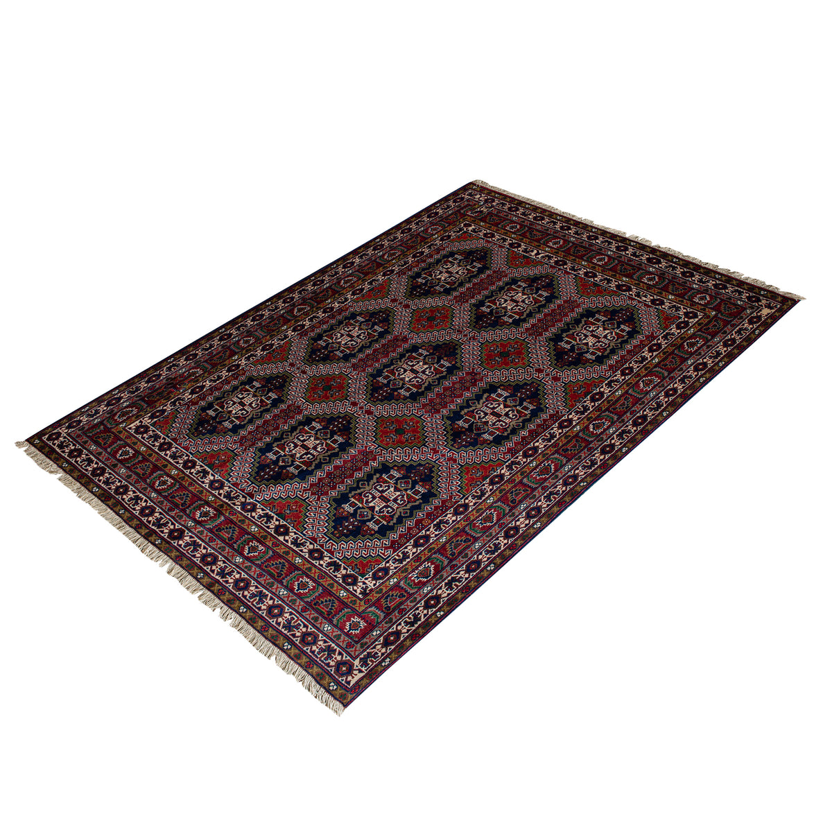 Fine Hand-knotted Tribal Wool Rug  149cm x 195cm