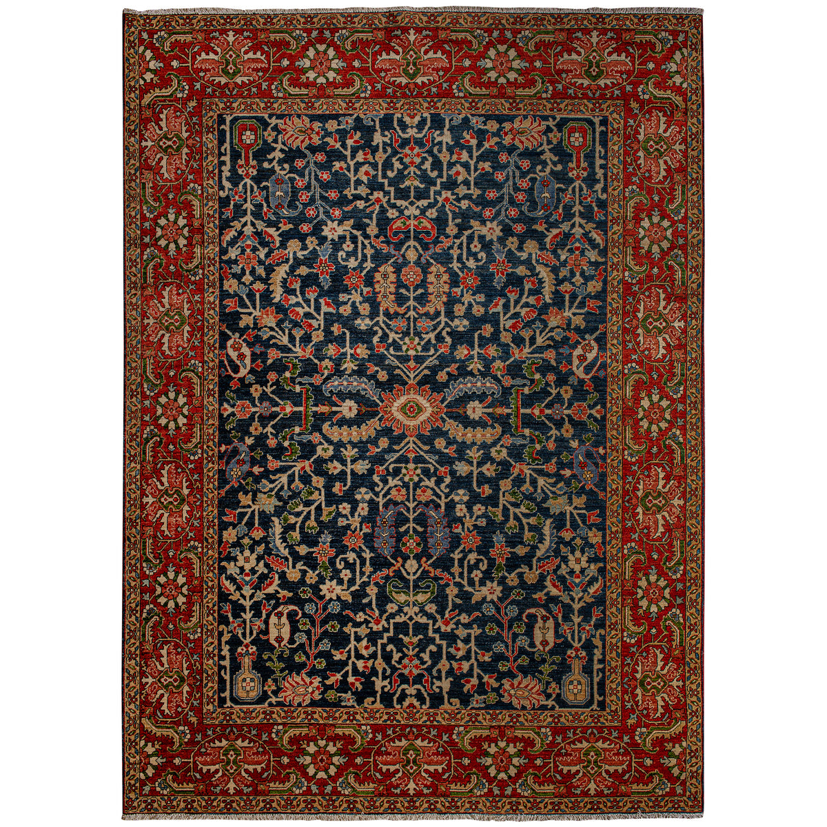 Fine Hand-knotted Wool Traditional Rug 245cm x 298cm